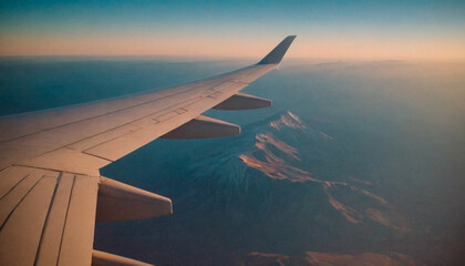 Sky View from Airplane Window: Stunning Aerial Perspectives Above the Clouds