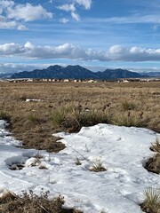 mountains in the distance