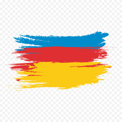 Modern watercolor brush stroke design. brush stroke