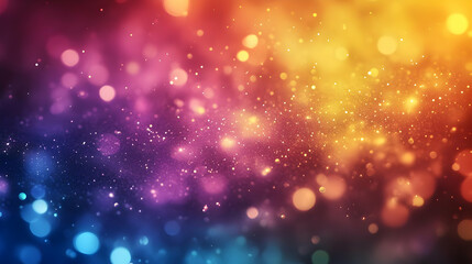Abstract Background with Bokeh Lights and Sparkle