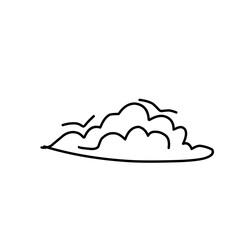 cloud line shape