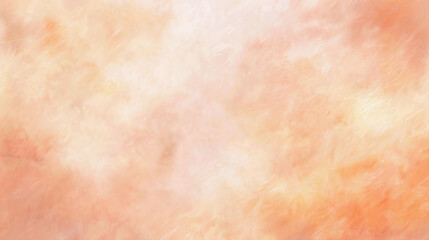 Soft Pastel Watercolor Texture With Orange And Cream Hues