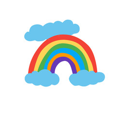 Rainbow Icon Vector