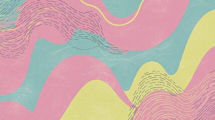 abstract background with pastel colors and wavy