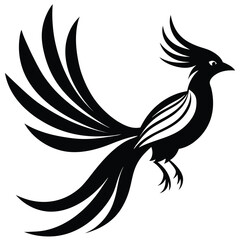 Bird of Paradise Exotic Flower Vector.