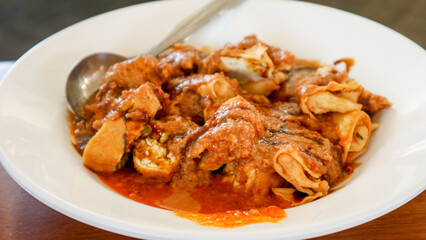 batagor,is a street food that is very popular in Indonesia.made from fish, tapioca and seasoning wrapped in dumplings then fried. Served with spicy peanut sauce