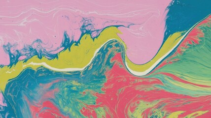 abstract fluid background with a colorful gradient