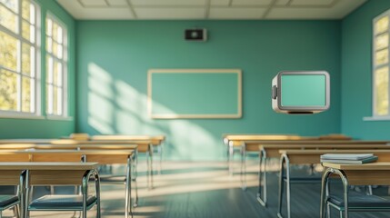 Classroom technology integration school digital innovation learning environment wide angle educational tools