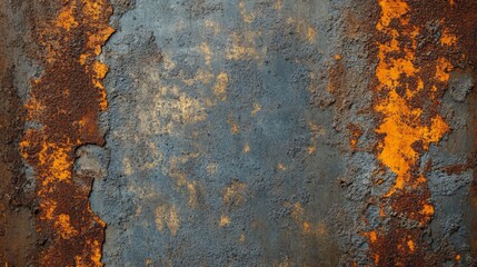 Fototapeta premium Close-up rusted metal surface appears to be old A rusty