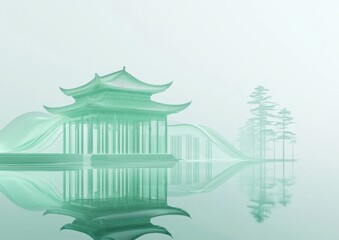 pavilion in the garden