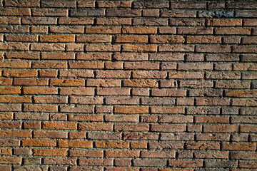 Brick wall textured background. Clinker brickwall background. Brickwork background for design....