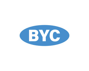 BYC Logo design vector template. BYC