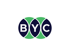 BYC Logo design vector template. BYC