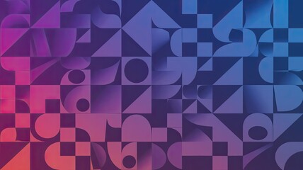 Obraz premium abstract geometric background with a blue and purple