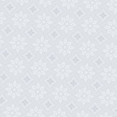 Fototapeta premium Flower geometric pattern Seamless background Ornament for fabric