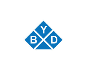 Fototapeta premium BYD logo design vector template. BYD