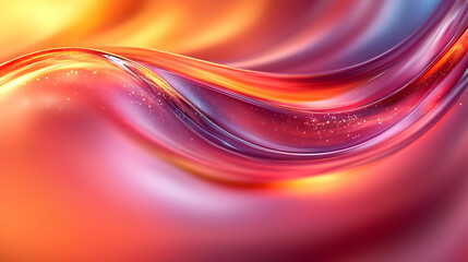 Naklejka premium Abstract Background with Swirling Pink and Orange Hues