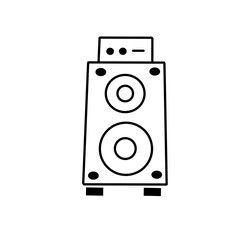 Doodle speakers icon
