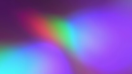 Rainbow neon light flares background. Optical Crystal Prism Flare Beams. Abstract blur animation