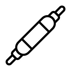 rolling pin Line Icon