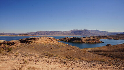 Unbelievable stunning views of Lake Mead in November weather  