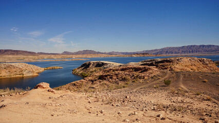 Unbelievable stunning views of Lake Mead in November weather  
