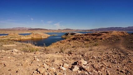 Unbelievable stunning views of Lake Mead in November weather  