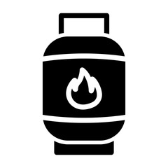 Fototapeta premium gas Solid icon