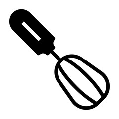 hand mixer Solid icon