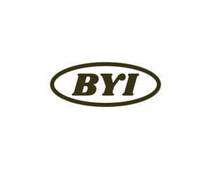 BYI logo design vector template. BYI