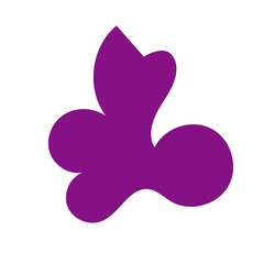 Green purple abstract shapes vectors