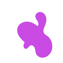 Green purple abstract shapes vectors