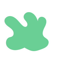 Green purple abstract shapes vectors