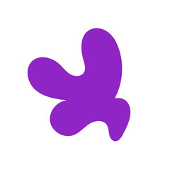 Green purple abstract shapes vectors