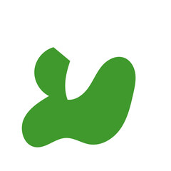 Green purple abstract shapes vectors