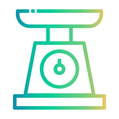 scale Line Gradient Icon