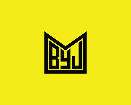 BYJ Logo design vector template. BYJ