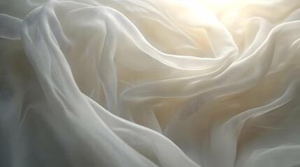 Fototapeta premium Abstract White Fabric Texture Background