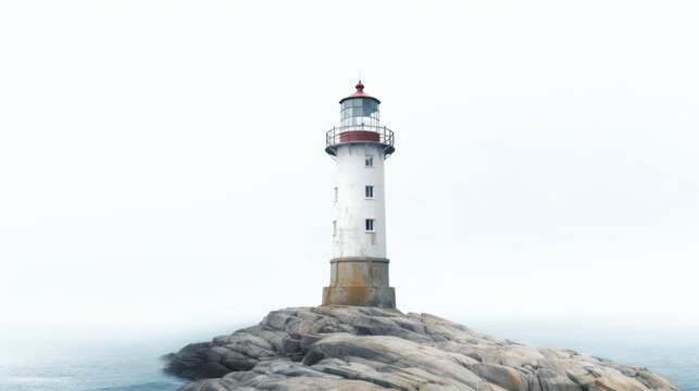 Lighthouse in the Mist