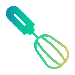 hand mixer Gradient icon