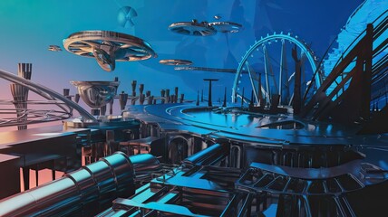 an abstract mesmerizing rendering of colorful glow