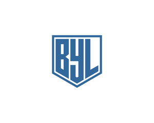 BYL logo design vector template. BYL