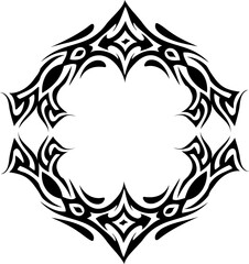 Neo tribal art frame