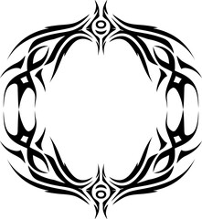 Neo tribal art frame