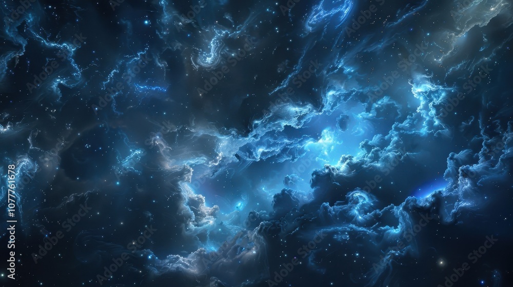 Poster a vast expanse of sparkling particles enveloped the night sky creating a mesmerizing display of lumi