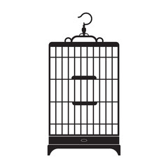 bird cage icon illustration design