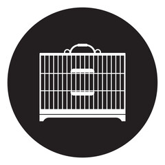 bird cage icon illustration design