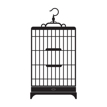 recommend clip art: bird cage icon illustration design