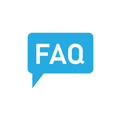 FAQ icon design template isolated illustration