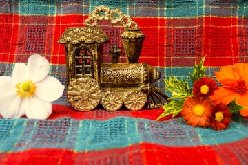 Steam locomotive toy, Christmas ornament